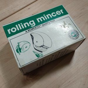 Vintage Rowoco Rolling Mincer Made in Italy
